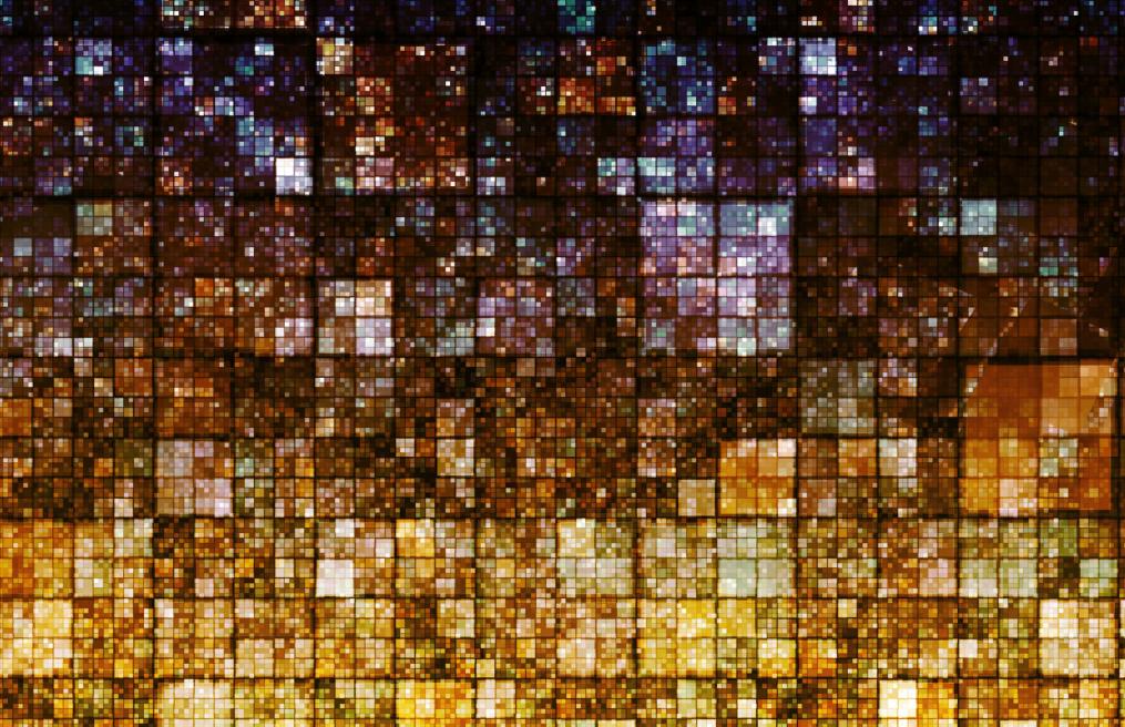 Digital composite of data packets illustrating the concept of a content delivery network.